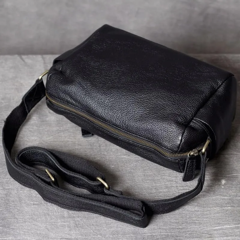Top Layer Cowhide Single Shoulder Crossbody Bag Backpack Bucket Bag Handmade Bag