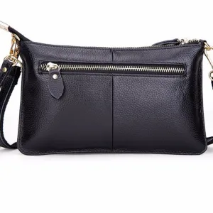 Top quality 100% genuine leather cowhide envelope women clutch bag evening bags party handbags