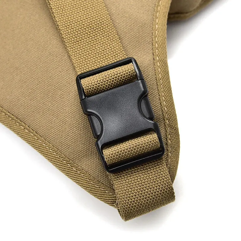 Top Quality Leather Men Design Casual Vintage Messenger Sling Bag Fashion Travel Fanny Waist Belt Pack Leg Drop Bag 3106