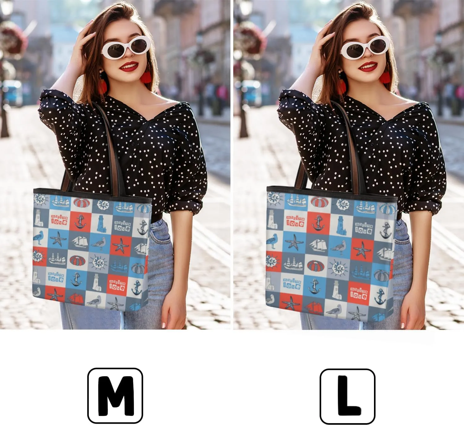 Tote Bag for Women with Zipper Large Capacity Top Handle Casual Shoulder Bag Handbag Reusable Shopping