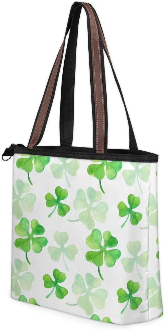 Tote Bag for Women with Zipper Large Capacity Top Handle Casual Shoulder Bag Handbag Reusable Shopping