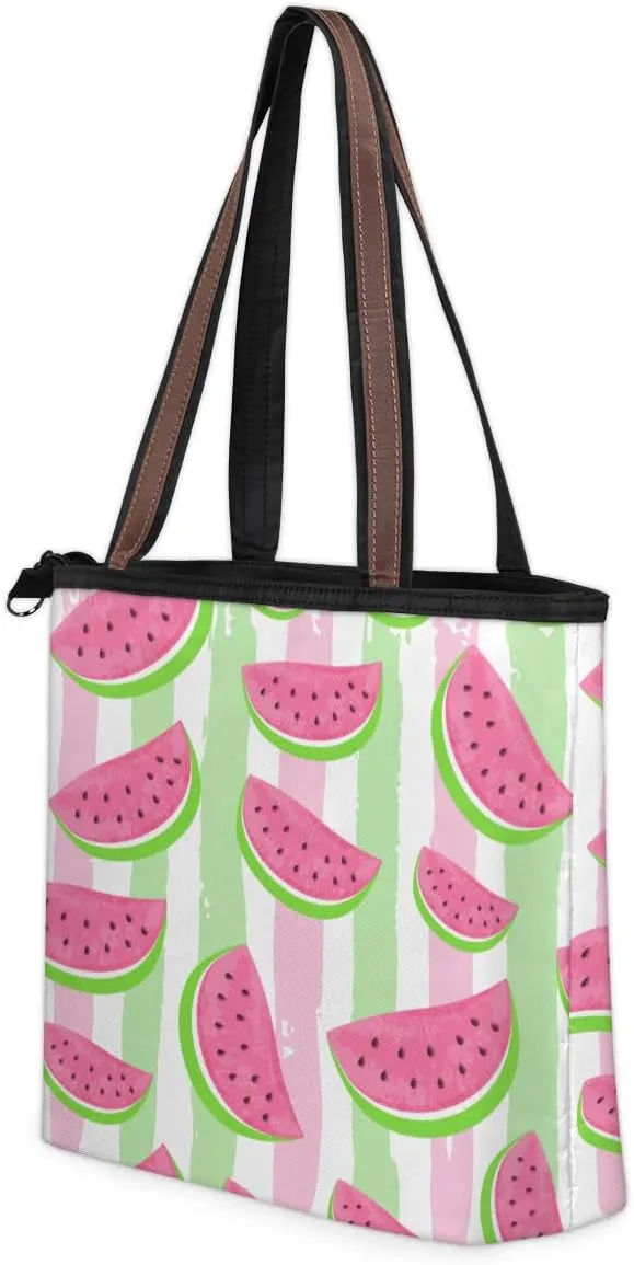 Tote Bag for Women with Zipper Large Capacity Top Handle Casual Shoulder Bag Handbag Reusable Shopping