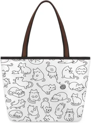 Tote Bag for Women with Zipper Large Capacity Top Handle Casual Shoulder Bag Handbag Reusable Shopping