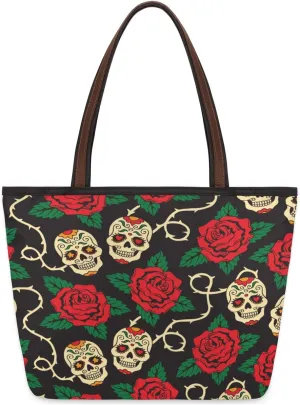 Tote Bag for Women with Zipper Large Capacity Top Handle Casual Shoulder Bag Handbag Reusable Shopping