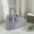Totes Faux Worldwide shipping Plush Shoulder Fluffy Chic Women Local shipping Bag Party Winter Street Bucket Rabbit Soft Handbags Bag Fashion Stunning Girls Fur