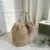 Totes Faux Worldwide shipping Plush Shoulder Fluffy Chic Women Local shipping Bag Party Winter Street Bucket Rabbit Soft Handbags Bag Fashion Stunning Girls Fur