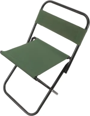 Toyvian Foldable Fishing Chair Lightweight Camping Stool with High Load Capacity Portable Outdoor Seating for Fishing Picnics and Travel Durable and Stable Design