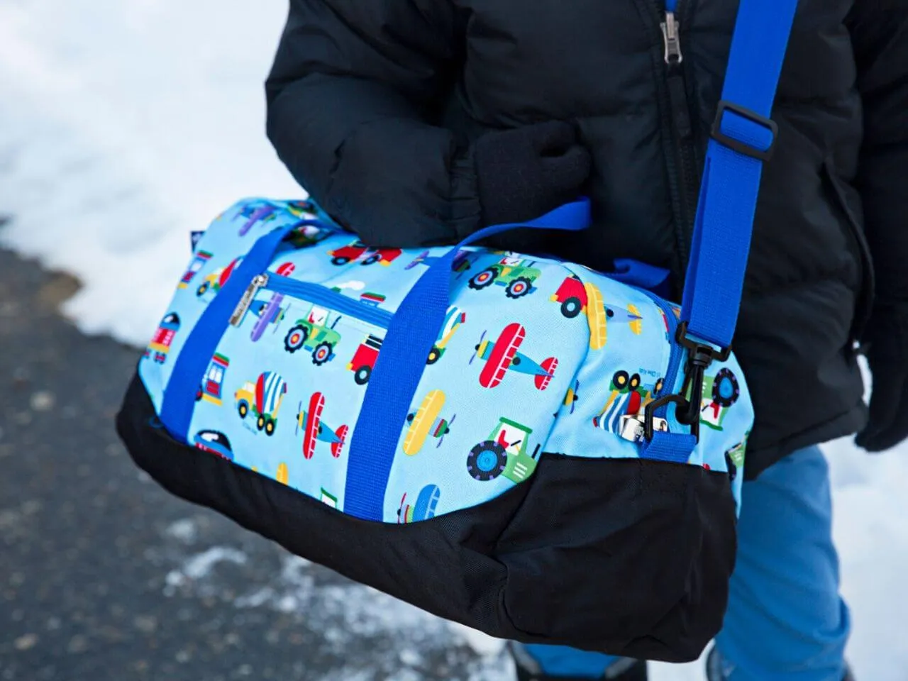 Trains, Planes & Trucks - Kids Duffel Bag