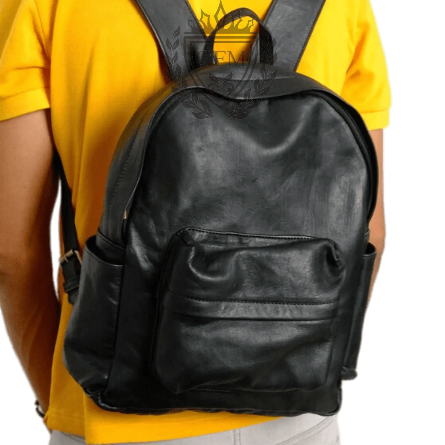 Travel Backpack , Brown Leather Backpack