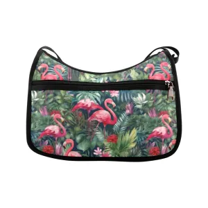 Tropical Flamingo - Crossbody Handbag