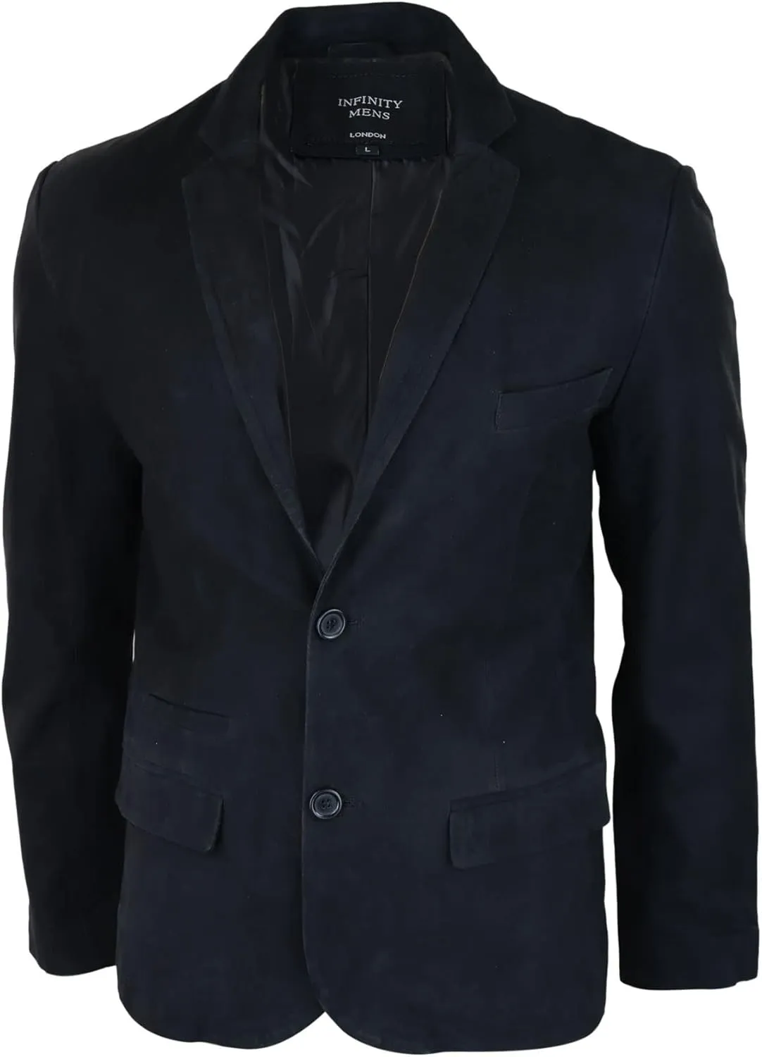 TruClothing Mens Genuine Suede Blazer Style Jacket Leather Mens Classic VIntage Smart Casual