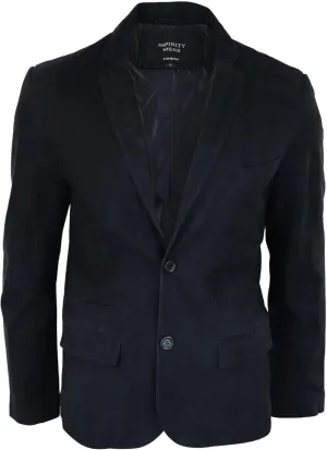TruClothing Mens Genuine Suede Blazer Style Jacket Leather Mens Classic VIntage Smart Casual
