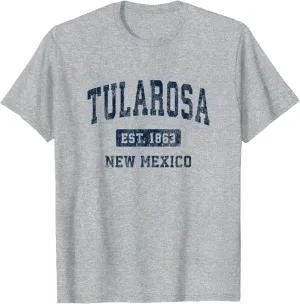 Tularosa New Mexico NM Vintage Athletic Sports Design T-Shirt