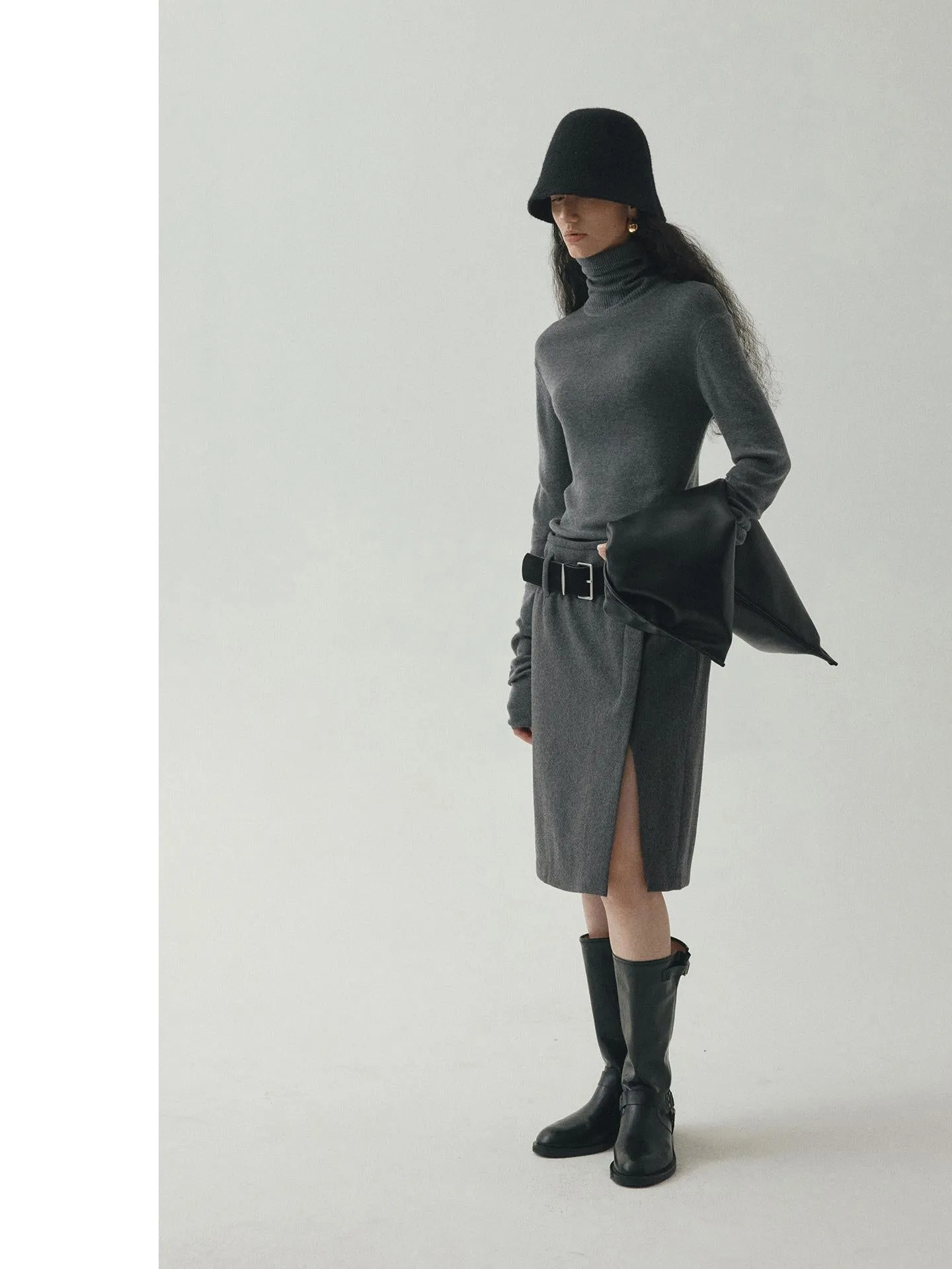 Two-Layer Cowhide Suede Belt