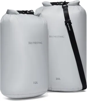Ultralight Dry Bag Set for Backpacking, Waterproof Dry Sack for Camping, Hiking, Motorcycle, Lightweight Stuff Sack Set of 3 Pack