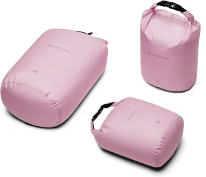 Ultralight Dry Bags 3 Piece Set - Waterproof Siliconized Dry Sack Accessory for Lightweight Travel, Boating, Kayaking, Camping, Swimming(Purple, 2L 4L 8L 3 Pack)