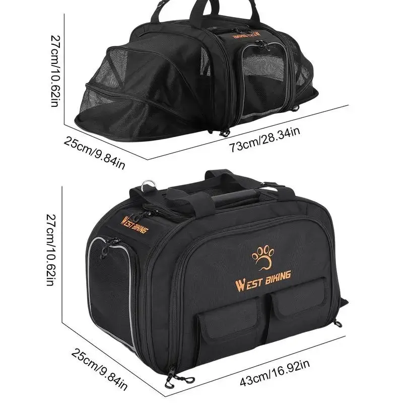 Universal Bicycle Pet Rear Seat Bag