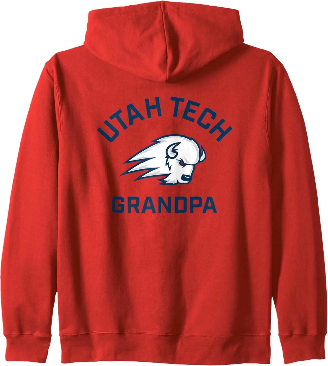 Utah Tech Trailblazers Arched Grandpa Zip Hoodie