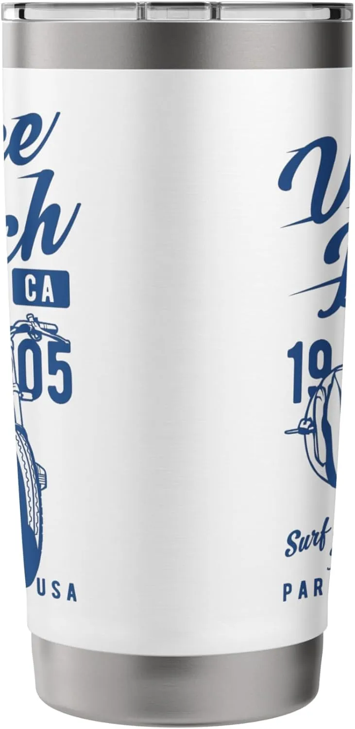 Venice Beach California Retro Vintage Style Design Stainless Steel Insulated Tumbler