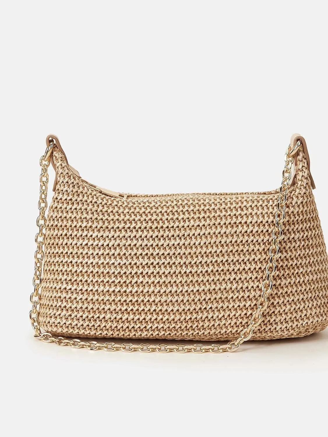 Verdusa Women's Straw Woven Shoulder Bag Tote Handbag Summer Beach Purse