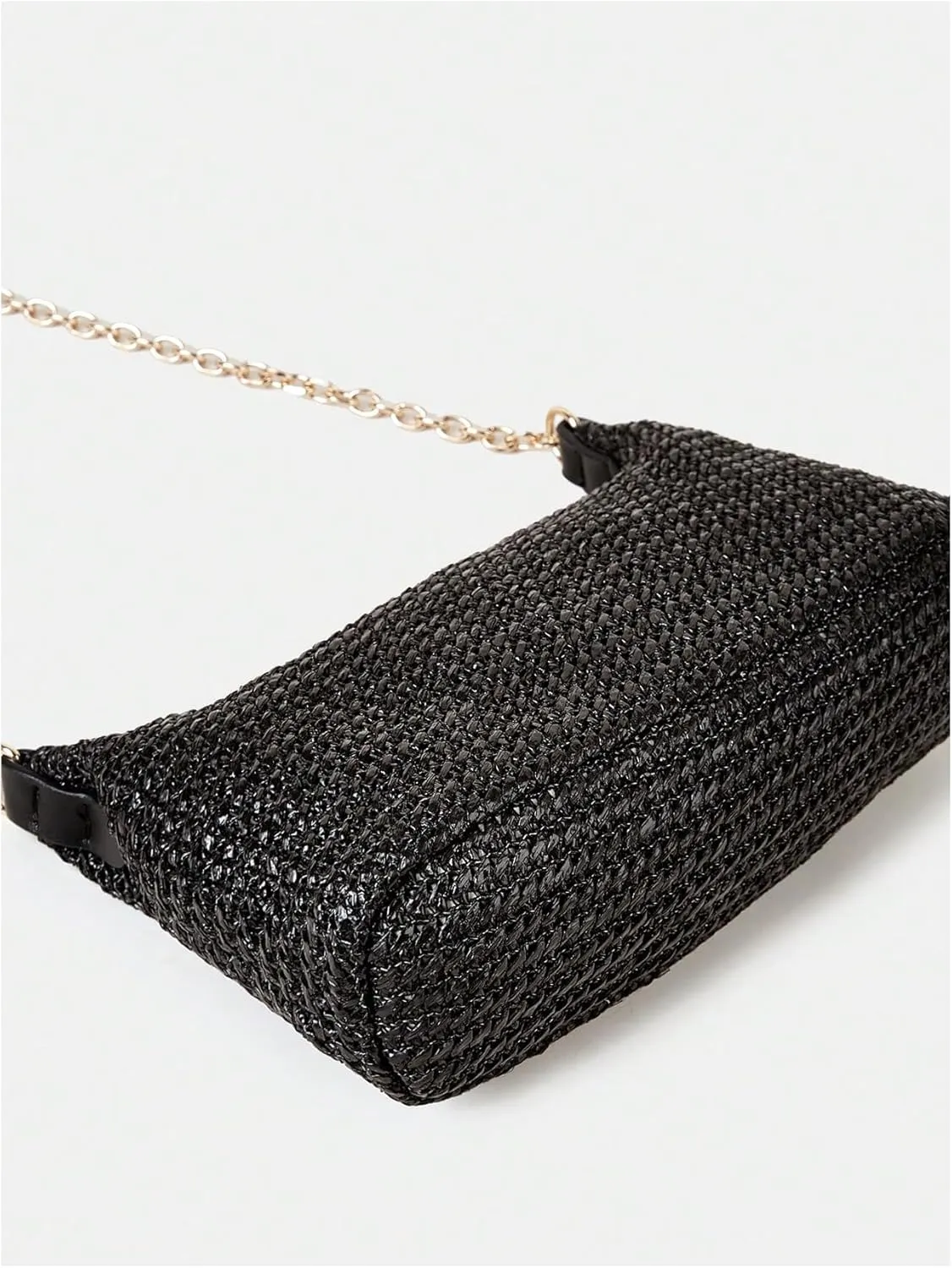 Verdusa Women's Straw Woven Shoulder Bag Tote Handbag Summer Beach Purse