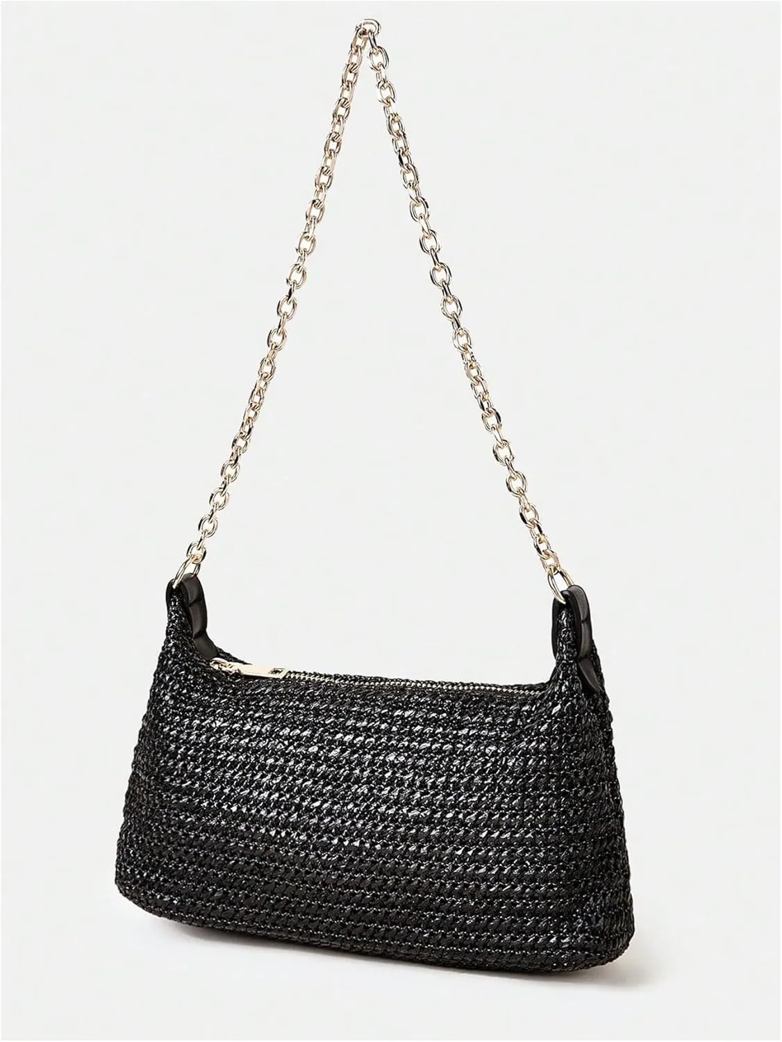 Verdusa Women's Straw Woven Shoulder Bag Tote Handbag Summer Beach Purse