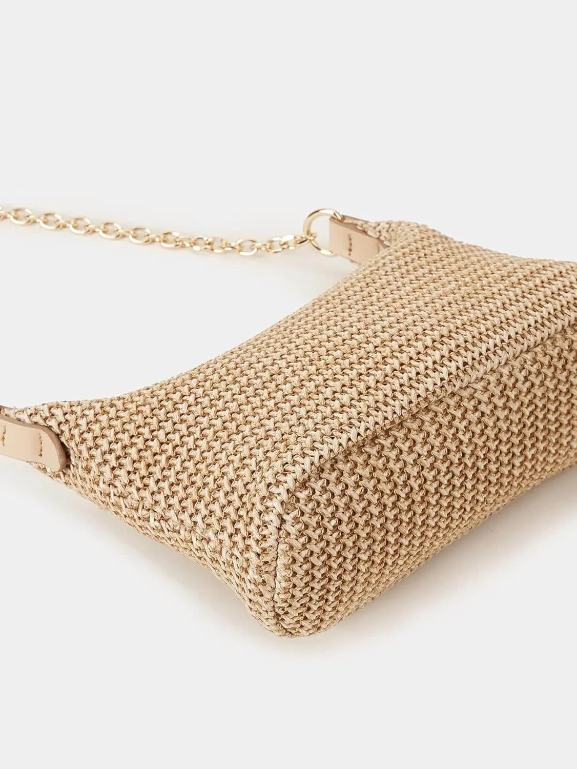 Verdusa Women's Straw Woven Shoulder Bag Tote Handbag Summer Beach Purse