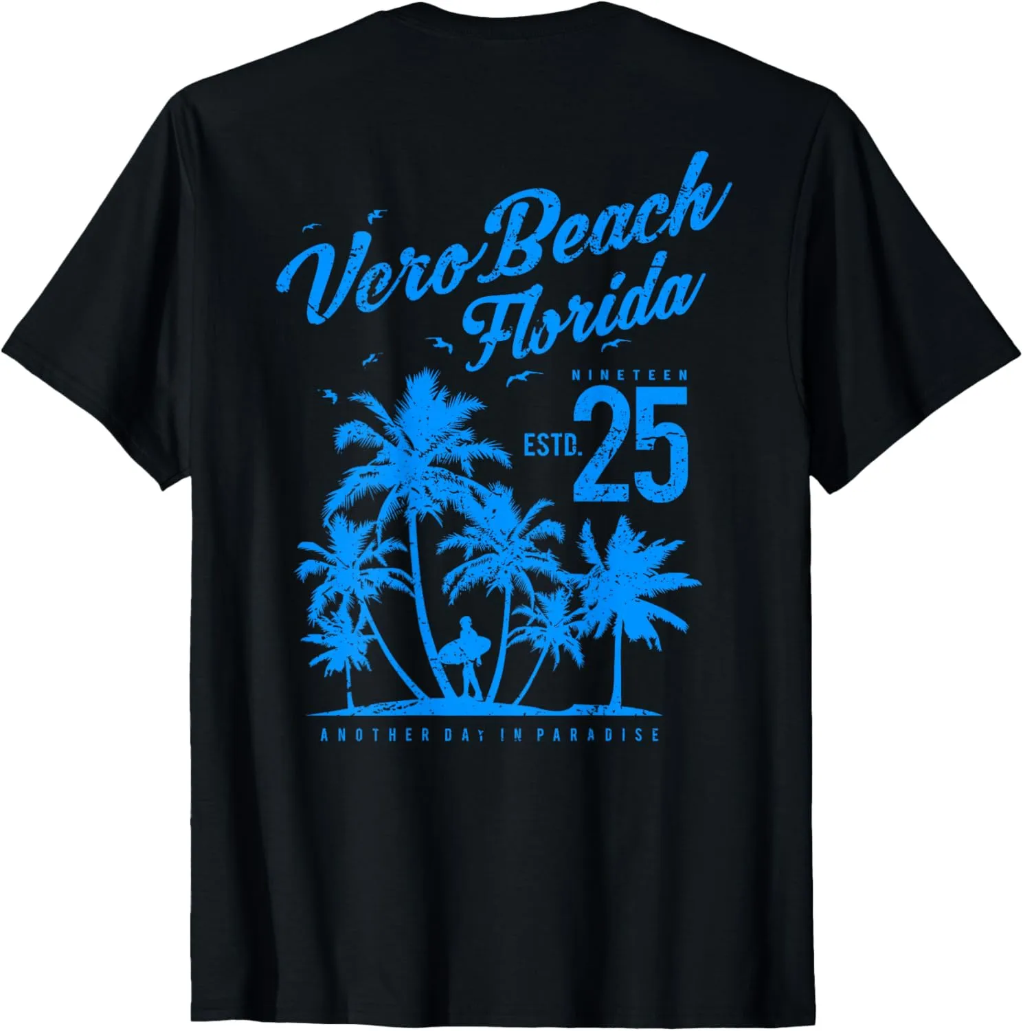 Vero Beach Florida Vintage Retro Distressed Design Souvenir T-Shirt
