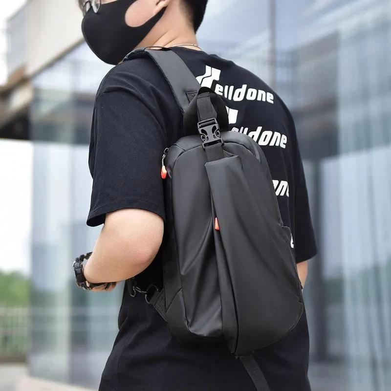 Versatile Crossbody Chest Bag For Casual Or Sports Use