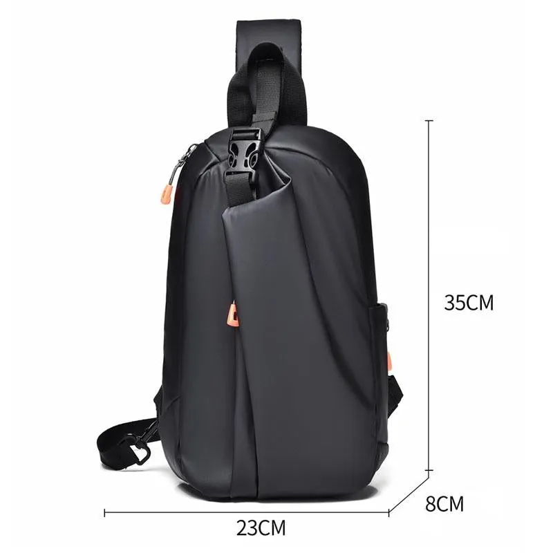 Versatile Crossbody Chest Bag For Casual Or Sports Use