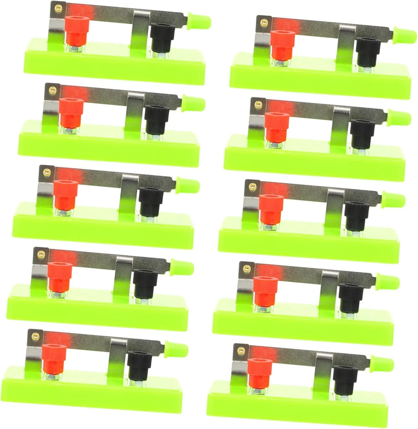 VICASKY 10pcs Single Throw Circuit for Electronic Experimentation for Physics Labs Student Projects and Electronics and Lightweight Design