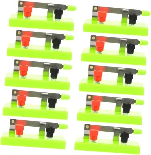 VICASKY 10pcs Single Throw Circuit for Electronic Experimentation for Physics Labs Student Projects and Electronics and Lightweight Design