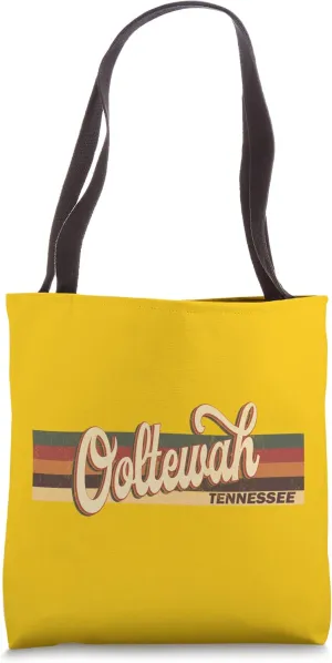 Vintage 80s 70s Ooltewah Retro Tennessee Tote Bag