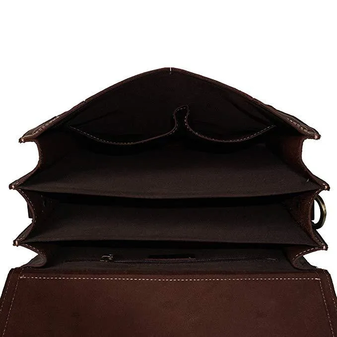 Vintage Crazy Horse Genuine Leather Backpack
