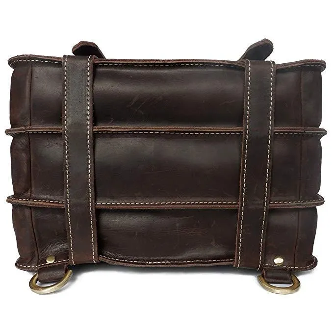 Vintage Crazy Horse Genuine Leather Backpack