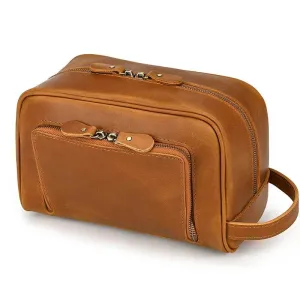 Vintage Crazy Horse Storage Clutch for Men & Women