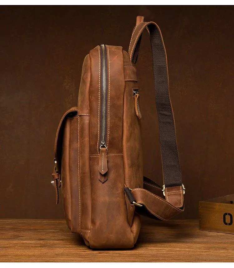 Vintage Laptop Backpack for Men 15.6 Inch
