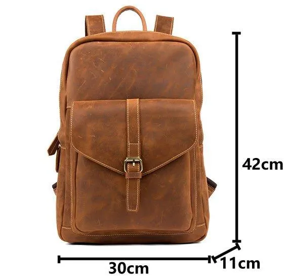 Vintage Laptop Backpack for Men 15.6 Inch