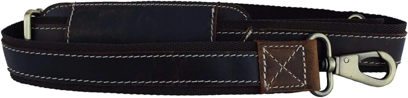 Vintage Leather Duffel Bag for Men Leather Travel Bag, Spacious Weekender Overnight Bag, Durable Carry-On with Adjustable Strap, Stylish Duffle for Business & Adventure - 20 Inches (Chocolate Brown)