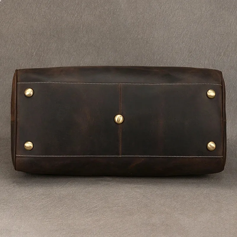 Vintage Leather Travel Duffle