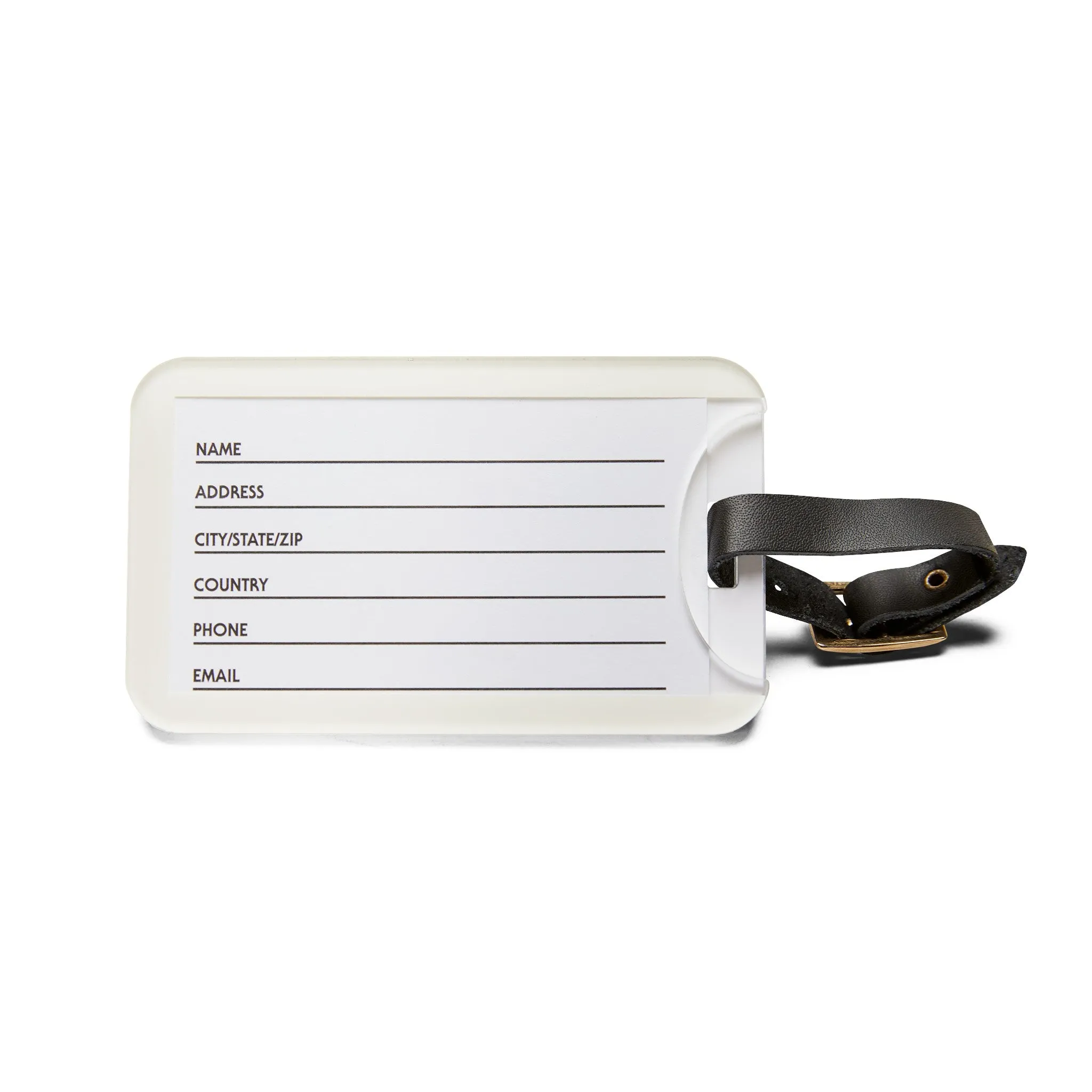 Vintage Stamps Collage Art Travel Luggage Tag