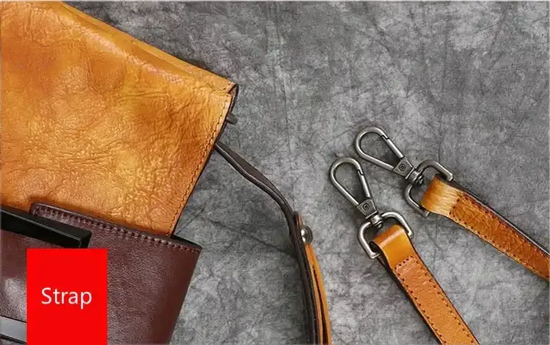Vintage Style Handmade Leather Handbag