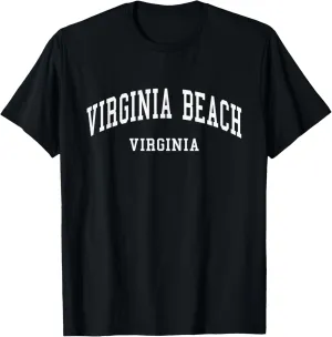Virginia Beach - Virginia - Throwback Design - Classic T-Shirt