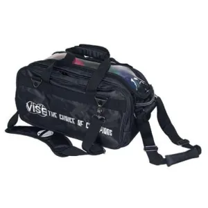 Vise 2 Ball Clear Top Tote Black Bowling Bag