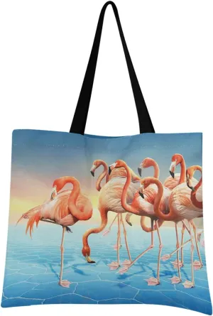 visesunny Women Extra Large Tote Bag Colorful Photo Manipulation With Range Of Red Fl Shoulder Bags Ladies Beach Travel Reusable Grocery Shopping Portable Storage Handbag