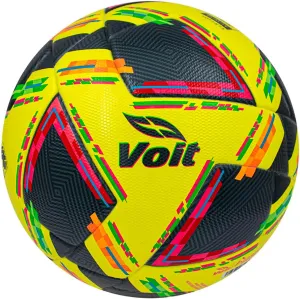 Voit Soccer Ball Size 5, Official Ball LIGA MX FIFA Quality, Yellow/Black, Multi-Color Design, for Professional Use