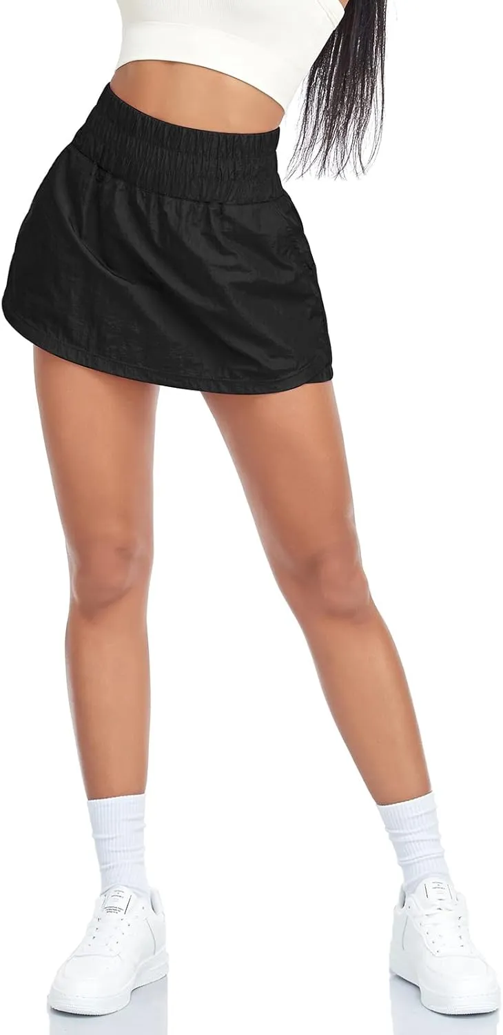 VUTRU Women's Tennis Skorts Athletic Quick-Dry Lightweight Golf Skorts Skirts with Phone Pockets Running Workout Skorts