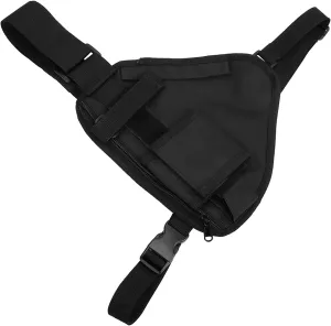 Walkie Talkie Chest Bag, Portable Vest Pouch with Adjustable Strap for Hunting Sports Construction Sites