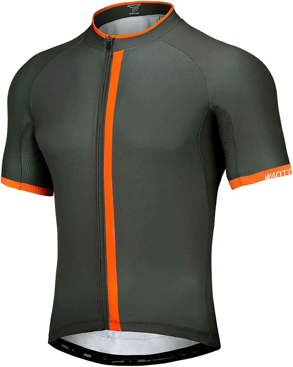wantdo Men's Cycling Jerseys Mountain Bike MTB Jersey Short Sleeve Bike Shirts Breathable Quick Dry Cycling Clothing