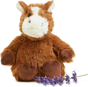 warmies Microwavable & Weighted Stuffed Animals, Horse - Heated Stuffed Animal Plushie for Warmth & Comfort - Cute Soft Plush Toys for Adults & Children (Boys, Girls, Babies & Toddlers)